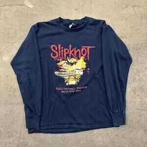 Vintage Y2K Slipknot Subliminal Verses Long Sleeve Graphic Shirt Size Medium